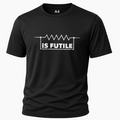 Resistor Is Futile Design Electrical Engineering Resistance Cooling Performance Crew T-Shirt