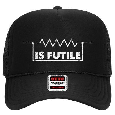 Resistor Is Futile Design Electrical Engineering Resistance Trucker Hat