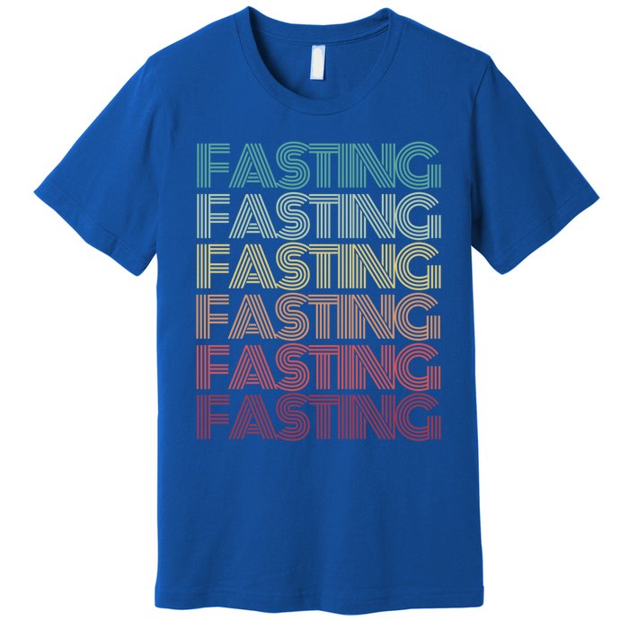 Retro Im Fasting Mode On Autophagy In Progress Ramadan Life Great Gift Premium T-Shirt