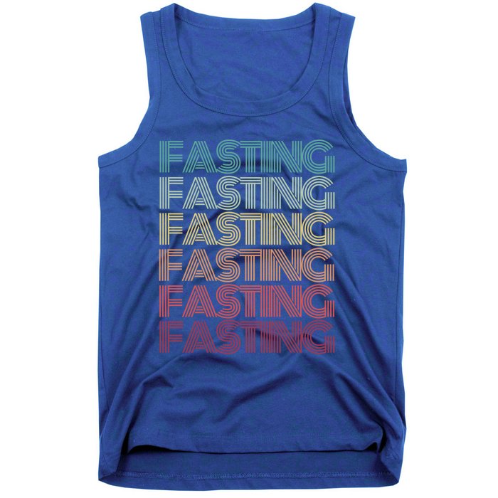 Retro Im Fasting Mode On Autophagy In Progress Ramadan Life Great Gift Tank Top