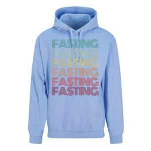 Retro Im Fasting Mode On Autophagy In Progress Ramadan Life Great Gift Unisex Surf Hoodie