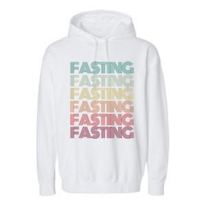 Retro Im Fasting Mode On Autophagy In Progress Ramadan Life Great Gift Garment-Dyed Fleece Hoodie