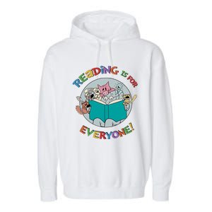 Reading If For Everyone Reading Lover Bookworm Read Across America Reading Day Garment-Dyed Fleece Hoodie