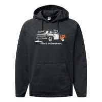 Roadkill I Flock To Beaters Adult Performance Fleece Hoodie