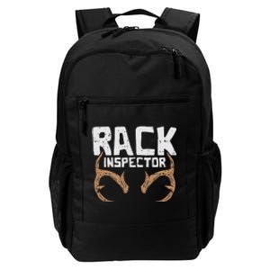 Rack Inspector Funny Deer Elk Buck Bow Hunting Hunter Gift Daily Commute Backpack