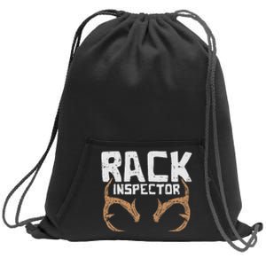 Rack Inspector Funny Deer Elk Buck Bow Hunting Hunter Gift Sweatshirt Cinch Pack Bag