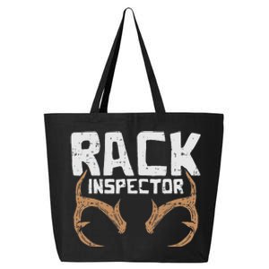 Rack Inspector Funny Deer Elk Buck Bow Hunting Hunter Gift 25L Jumbo Tote