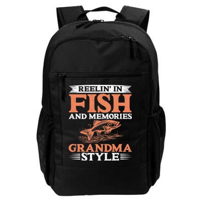 Reelin In Fish And Memories Grandma Style Grandma Fishing Backpack