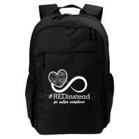 #Red Instead For Autism Acceptance Daily Commute Backpack