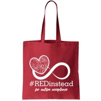 #Red Instead For Autism Acceptance Bag