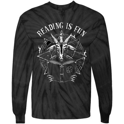 Reading Is Fun Tie-Dye Long Sleeve Shirt