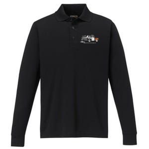 Roadkill I Flock To Beaters Performance Long Sleeve Polo