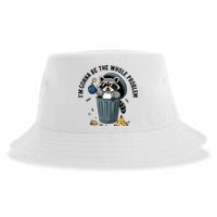 Raccoon I'm Gonna Be The Whole Problem  Sustainable Bucket Hat