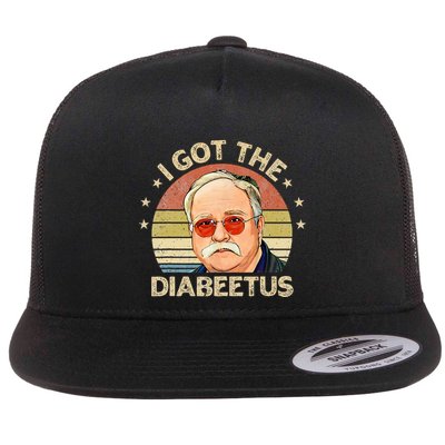 Retro I Got The Diabeetus Funny Diabetes Type 1 2 Awareness Flatbill Hat