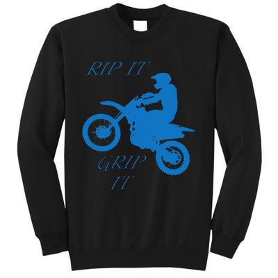 Rip It Grip It Motorcycle Dirt Bike Racing Sweatshirt