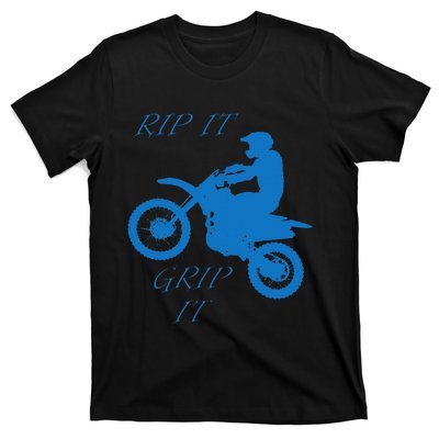 Rip It Grip It Motorcycle Dirt Bike Racing T-Shirt