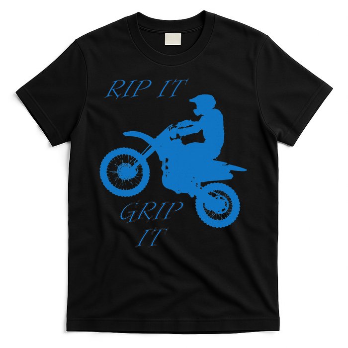 Rip It Grip It Motorcycle Dirt Bike Racing T-Shirt