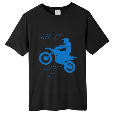 Rip It Grip It Motorcycle Dirt Bike Racing Tall Fusion ChromaSoft Performance T-Shirt