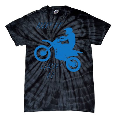 Rip It Grip It Motorcycle Dirt Bike Racing Tie-Dye T-Shirt