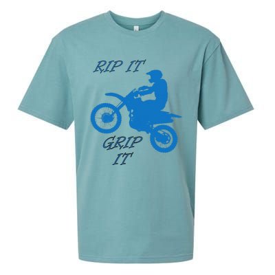 Rip It Grip It Motorcycle Dirt Bike Racing Sueded Cloud Jersey T-Shirt