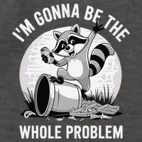 Raccoon Im Gonna Be The Whole Problem Vector Backpack