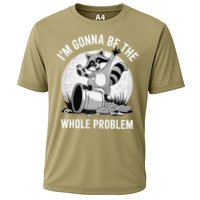 Raccoon Im Gonna Be The Whole Problem Cooling Performance Crew T-Shirt