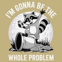 Raccoon Im Gonna Be The Whole Problem Cooling Performance Crew T-Shirt