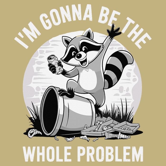 Raccoon Im Gonna Be The Whole Problem Cooling Performance Crew T-Shirt