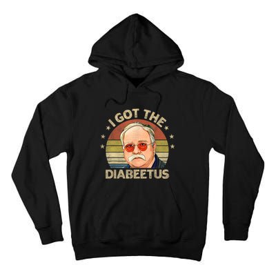 Retro I Got The Diabeetus Funny Diabetes Type 1 2 Awareness Tall Hoodie