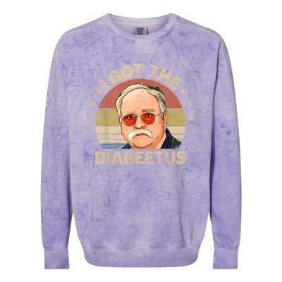 Retro I Got The Diabeetus Funny Diabetes Type 1 2 Awareness Colorblast Crewneck Sweatshirt