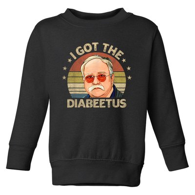 Retro I Got The Diabeetus Funny Diabetes Type 1 2 Awareness Toddler Sweatshirt