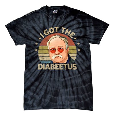 Retro I Got The Diabeetus Funny Diabetes Type 1 2 Awareness Tie-Dye T-Shirt