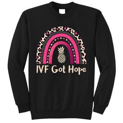 Rainbow Ivf Got Hope Ivf Pineapple For Transfer Day Sweatshirt