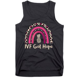 Rainbow Ivf Got Hope Ivf Pineapple For Transfer Day Tank Top