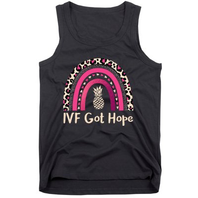 Rainbow Ivf Got Hope Ivf Pineapple For Transfer Day Tank Top