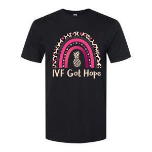 Rainbow Ivf Got Hope Ivf Pineapple For Transfer Day Softstyle CVC T-Shirt