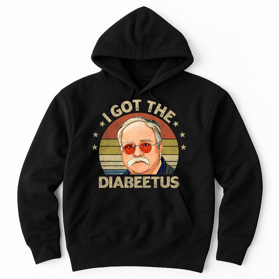 Retro I Got The Diabeetus Funny Diabetes Type 1 2 Awareness Hoodie
