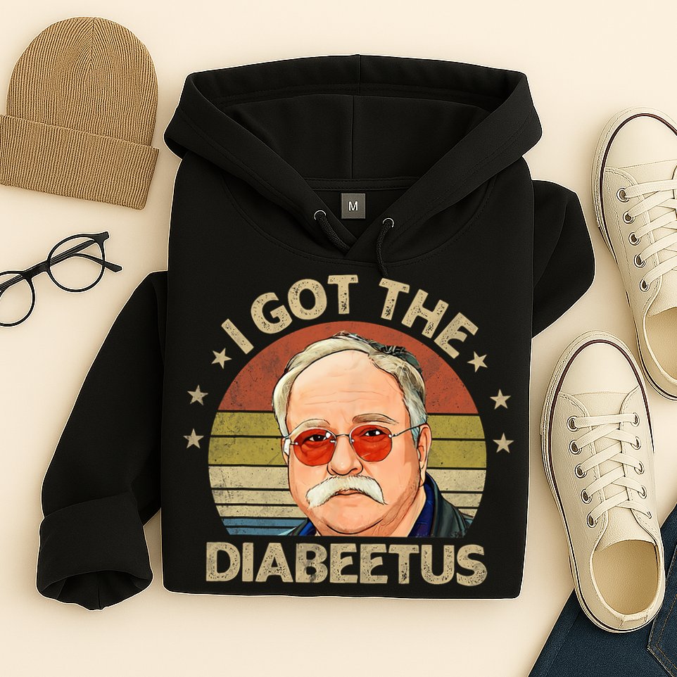 Retro I Got The Diabeetus Funny Diabetes Type 1 2 Awareness Hoodie