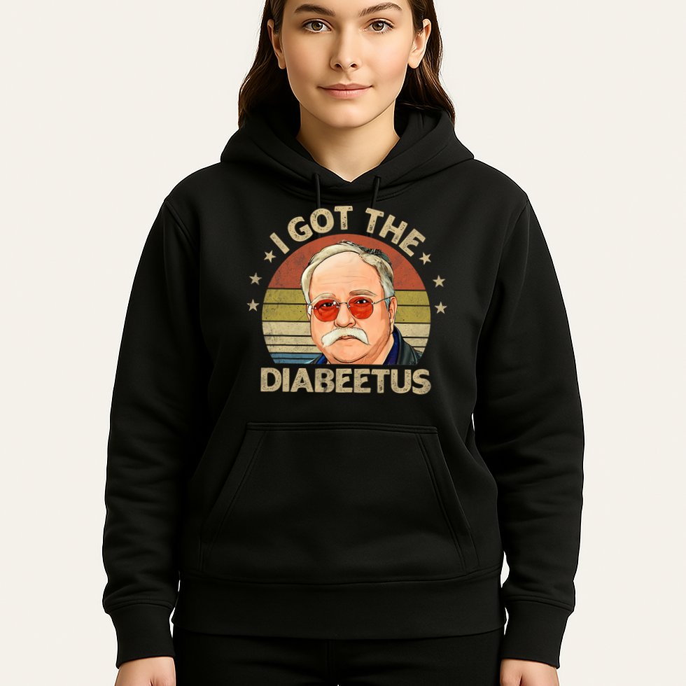 Retro I Got The Diabeetus Funny Diabetes Type 1 2 Awareness Hoodie
