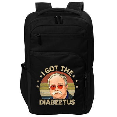 Retro I Got The Diabeetus Funny Diabetes Type 1 2 Awareness Impact Tech Backpack
