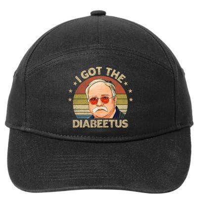 Retro I Got The Diabeetus Funny Diabetes Type 1 2 Awareness 7-Panel Snapback Hat