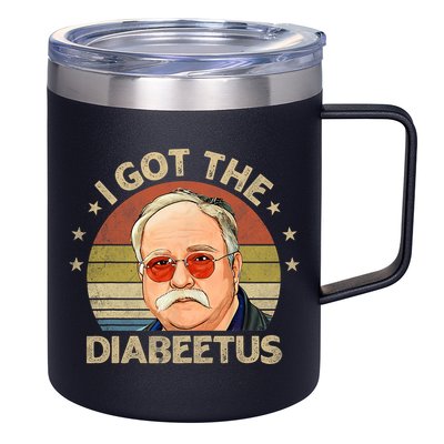 Retro I Got The Diabeetus Funny Diabetes Type 1 2 Awareness 12oz Stainless Steel Coffee Mug
