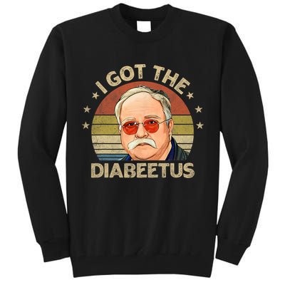 Retro I Got The Diabeetus Funny Diabetes Type 1 2 Awareness Tall Sweatshirt
