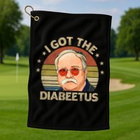 Retro I Got The Diabeetus Funny Diabetes Type 1 2 Awareness Golf Towel