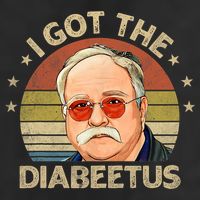 Retro I Got The Diabeetus Funny Diabetes Type 1 2 Awareness Golf Towel
