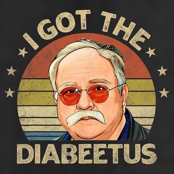 Retro I Got The Diabeetus Funny Diabetes Type 1 2 Awareness Golf Towel
