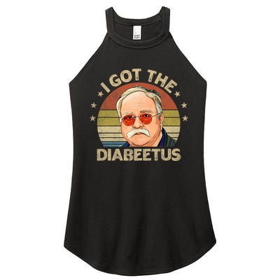 Retro I Got The Diabeetus Funny Diabetes Type 1 2 Awareness Women's Perfect Tri Rocker Tank