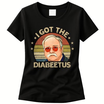 Retro I Got The Diabeetus Funny Diabetes Type 1 2 Awareness Womens T-Shirt
