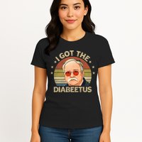 Retro I Got The Diabeetus Funny Diabetes Type 1 2 Awareness Womens T-Shirt