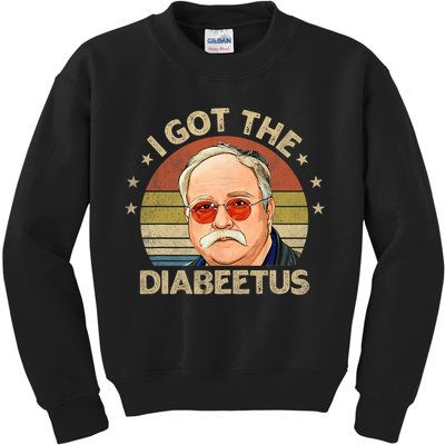 Retro I Got The Diabeetus Funny Diabetes Type 1 2 Awareness Kids Sweatshirt